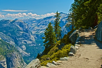 Yosemite valley hiking
