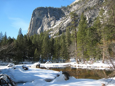 Yosemite winter hiking